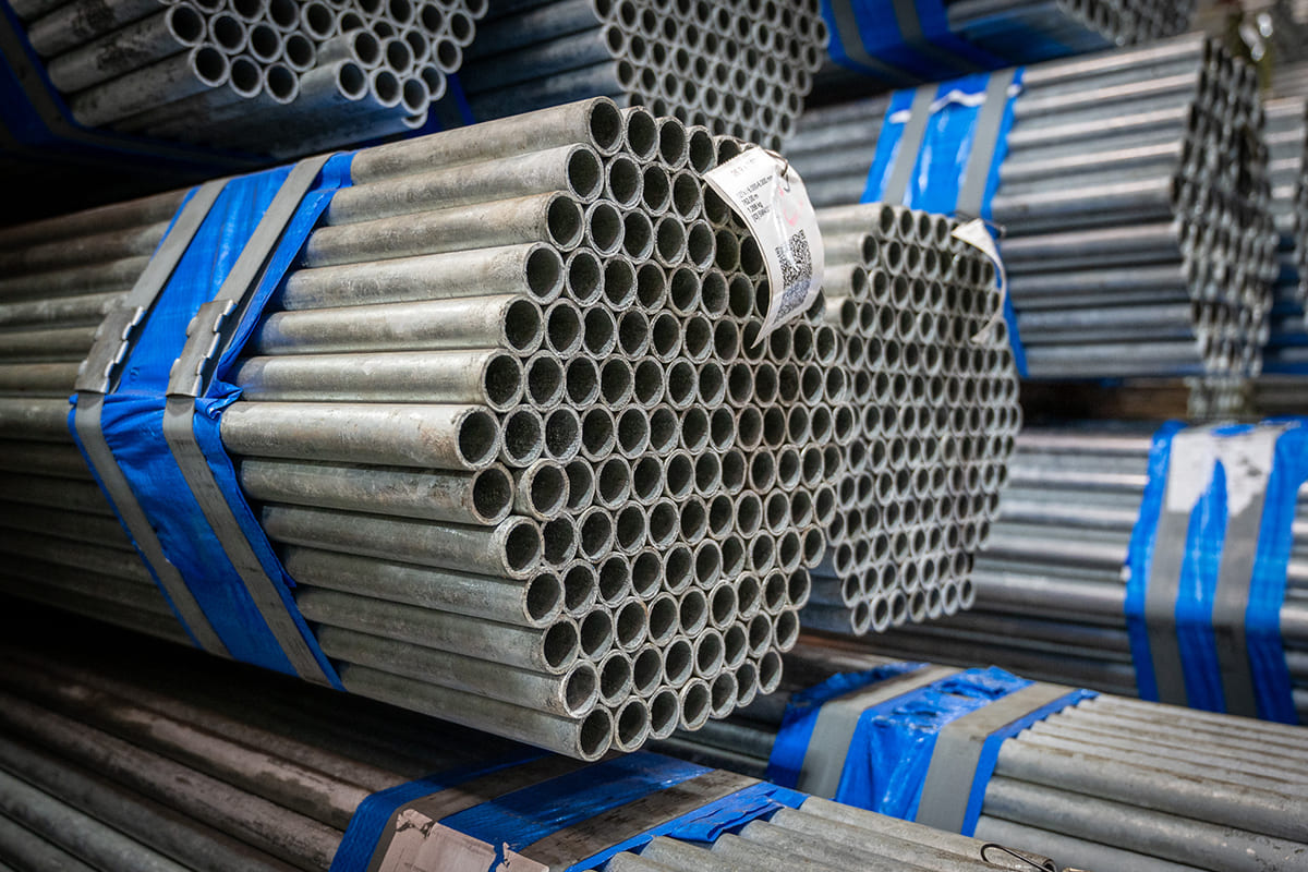 Bundle hot dip galvanized steel tubes